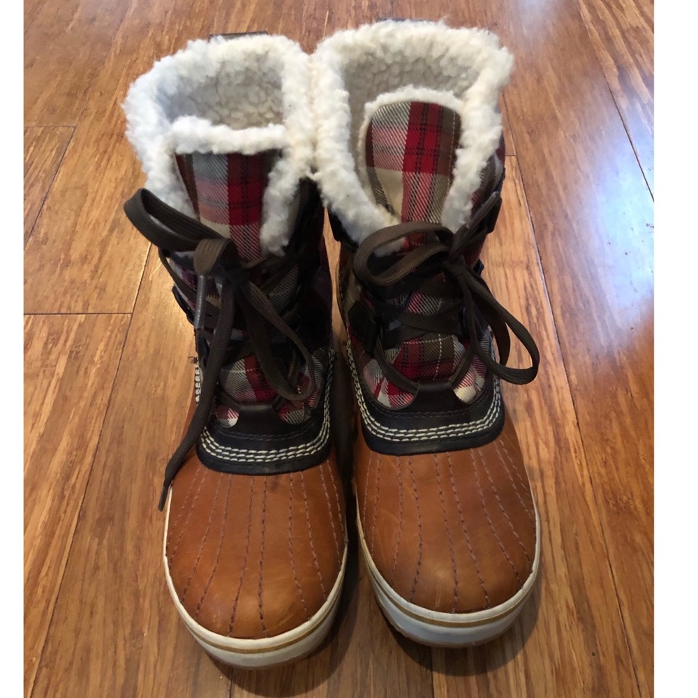Sorel Waterproof Plaid Boot